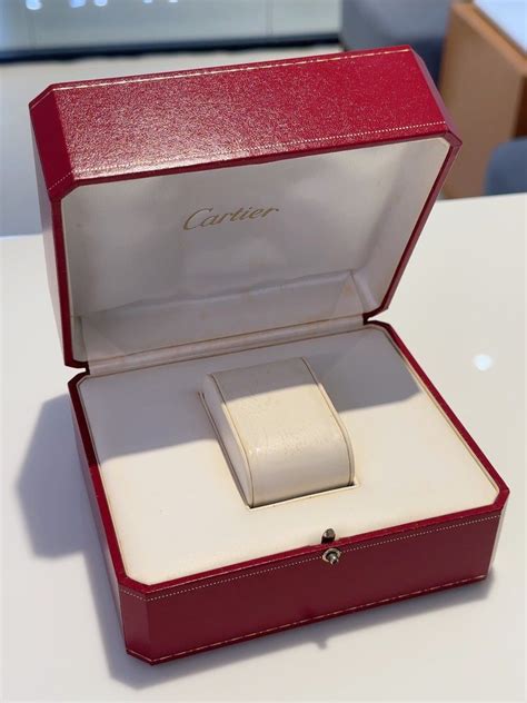 authentic cartier watch box.